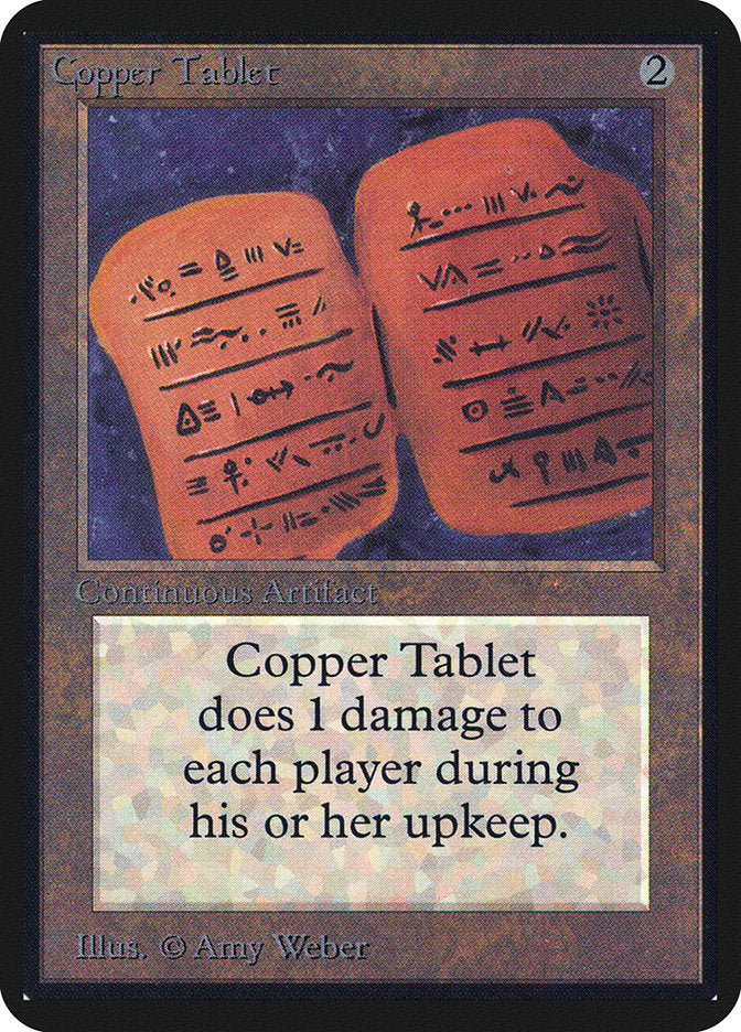 Copper Tablet [Limited Edition Alpha] | Card Citadel