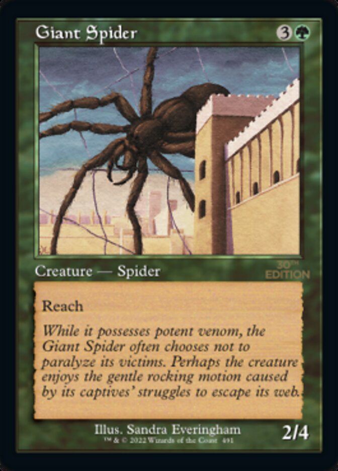 Giant Spider (Retro) [30th Anniversary Edition] | Card Citadel