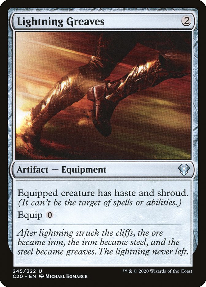 Lightning Greaves [Commander 2020] | Card Citadel