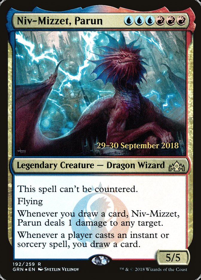 Niv-Mizzet, Parun  [Guilds of Ravnica Prerelease Promos] | Card Citadel