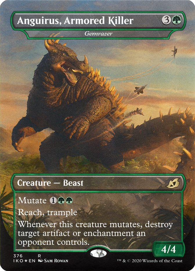 Gemrazer - Anguirus, Armored Killer (Extended Art) [Ikoria: Lair of Behemoths] | Card Citadel