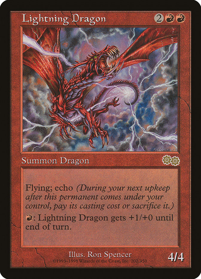 Lightning Dragon [Urza's Saga] | Card Citadel