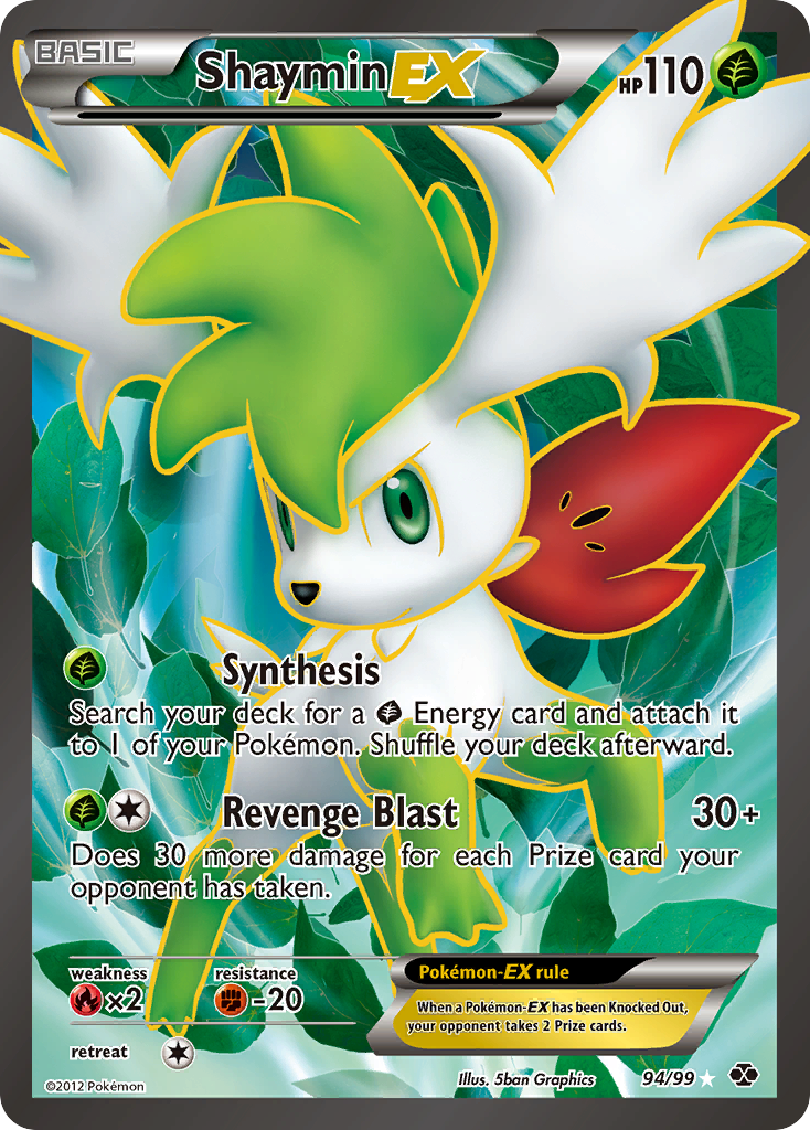 Shaymin EX (94/99) [Black & White: Next Destinies] | Card Citadel