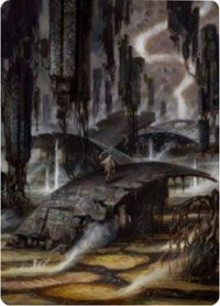 Grimclimb Pathway Art Card [Zendikar Rising Art Series] | Card Citadel