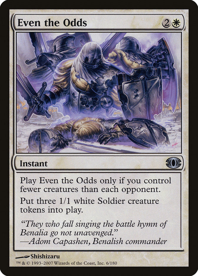 Even the Odds [Future Sight] | Card Citadel