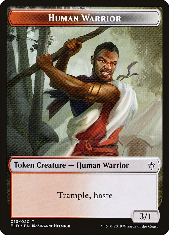 Human Warrior [Throne of Eldraine Tokens] | Card Citadel
