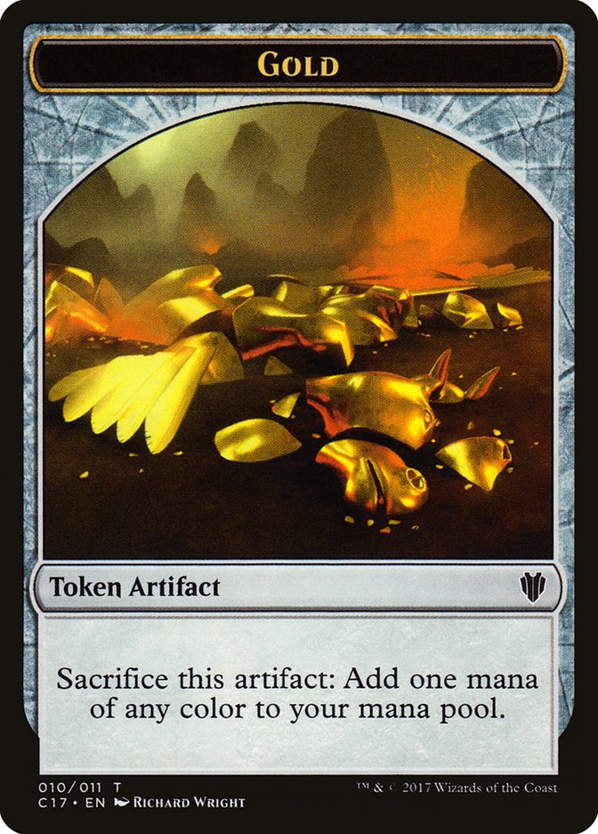 Gold Token [Commander 2017 Tokens] | Card Citadel