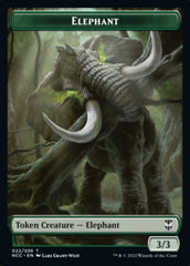 Clue // Elephant Double-sided Token [Streets of New Capenna Commander Tokens] | Card Citadel