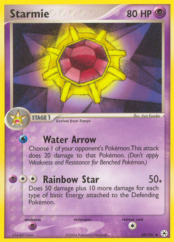 Starmie (49/101) [EX: Hidden Legends] | Card Citadel