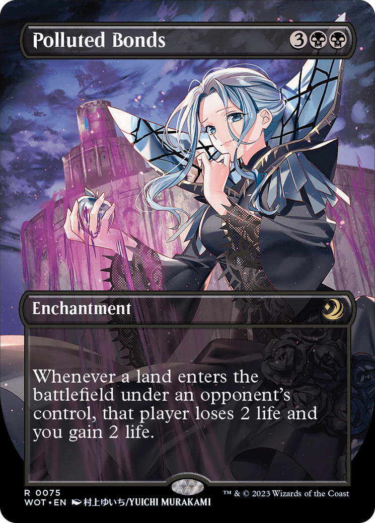 Polluted Bonds (Anime Borderless) [Wilds of Eldraine: Enchanting Tales] | Card Citadel