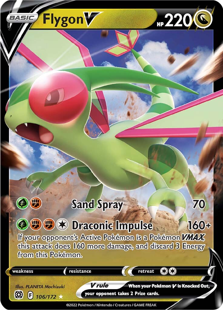 Flygon V (106/172) [Sword & Shield: Brilliant Stars] | Card Citadel