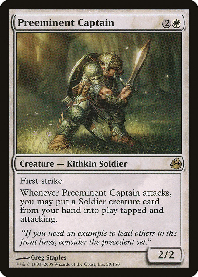 Preeminent Captain [Morningtide] | Card Citadel