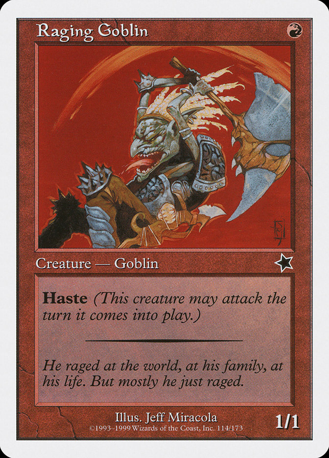 Raging Goblin [Starter 1999] | Card Citadel