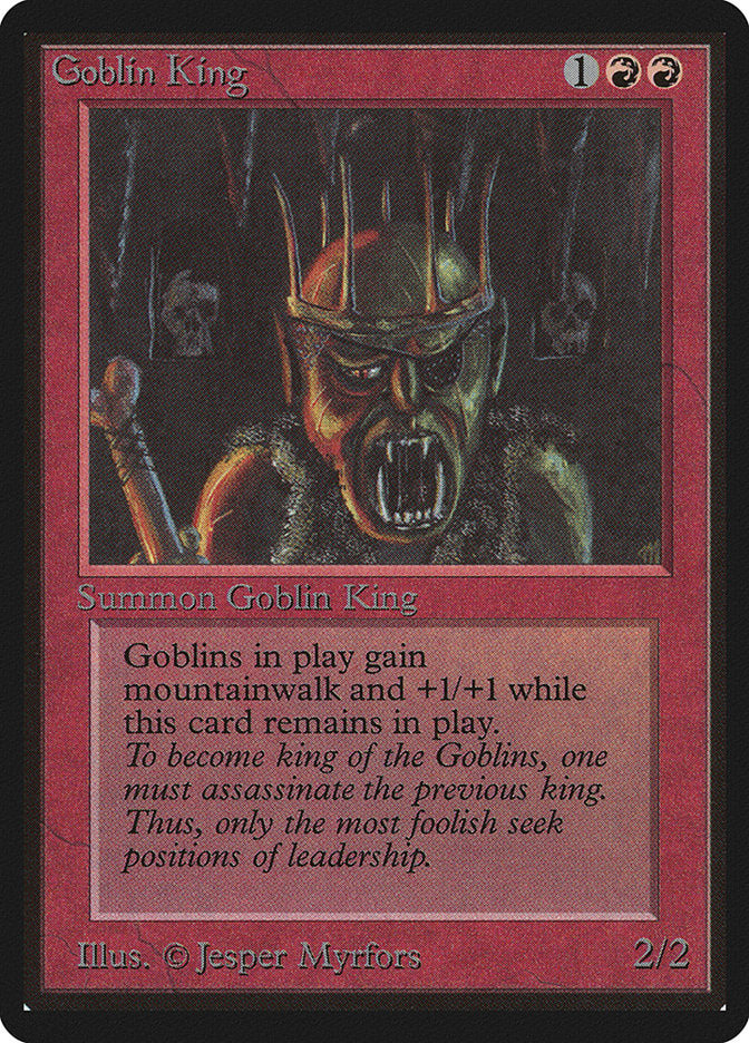 Goblin King [Limited Edition Beta] | Card Citadel