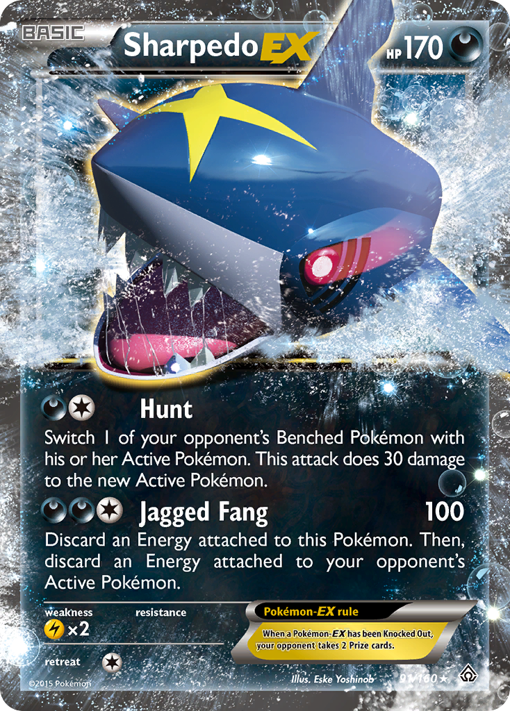 Sharpedo EX (91/160) [XY: Primal Clash] | Card Citadel