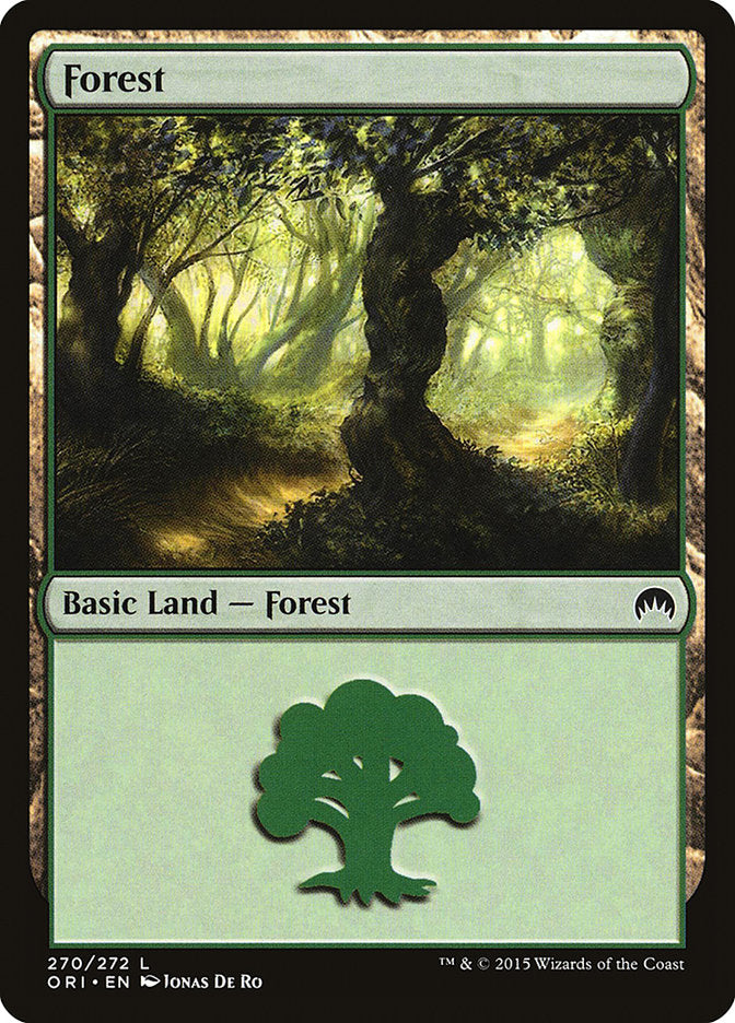 Forest (270) [Magic Origins] | Card Citadel