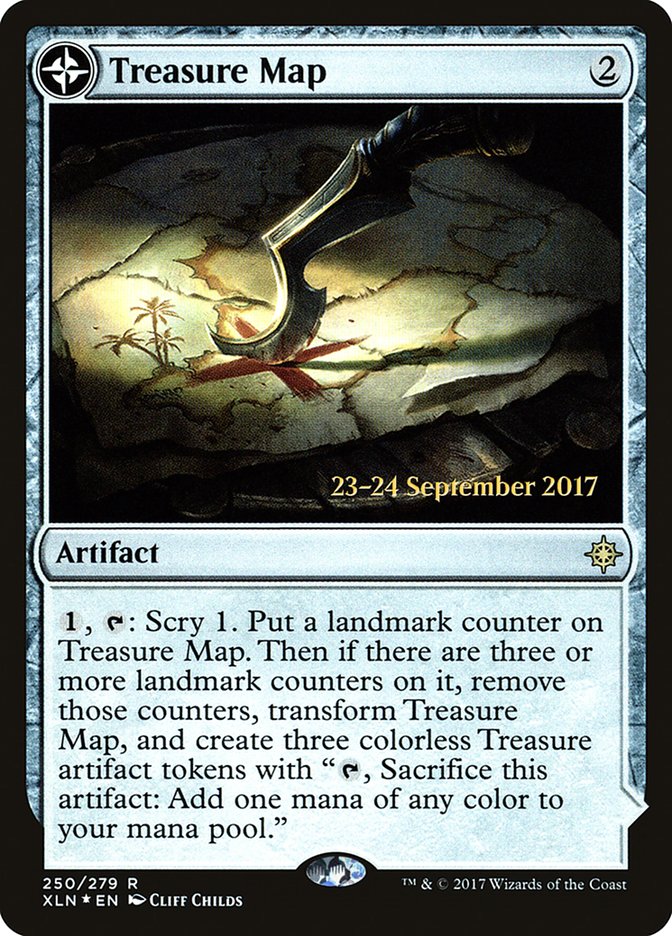 Treasure Map // Treasure Cove  [Ixalan Prerelease Promos] | Card Citadel