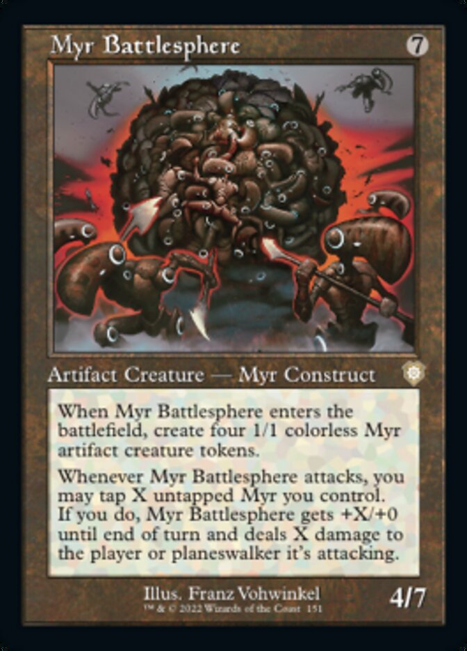 Myr Battlesphere (Retro) [The Brothers' War Commander] | Card Citadel