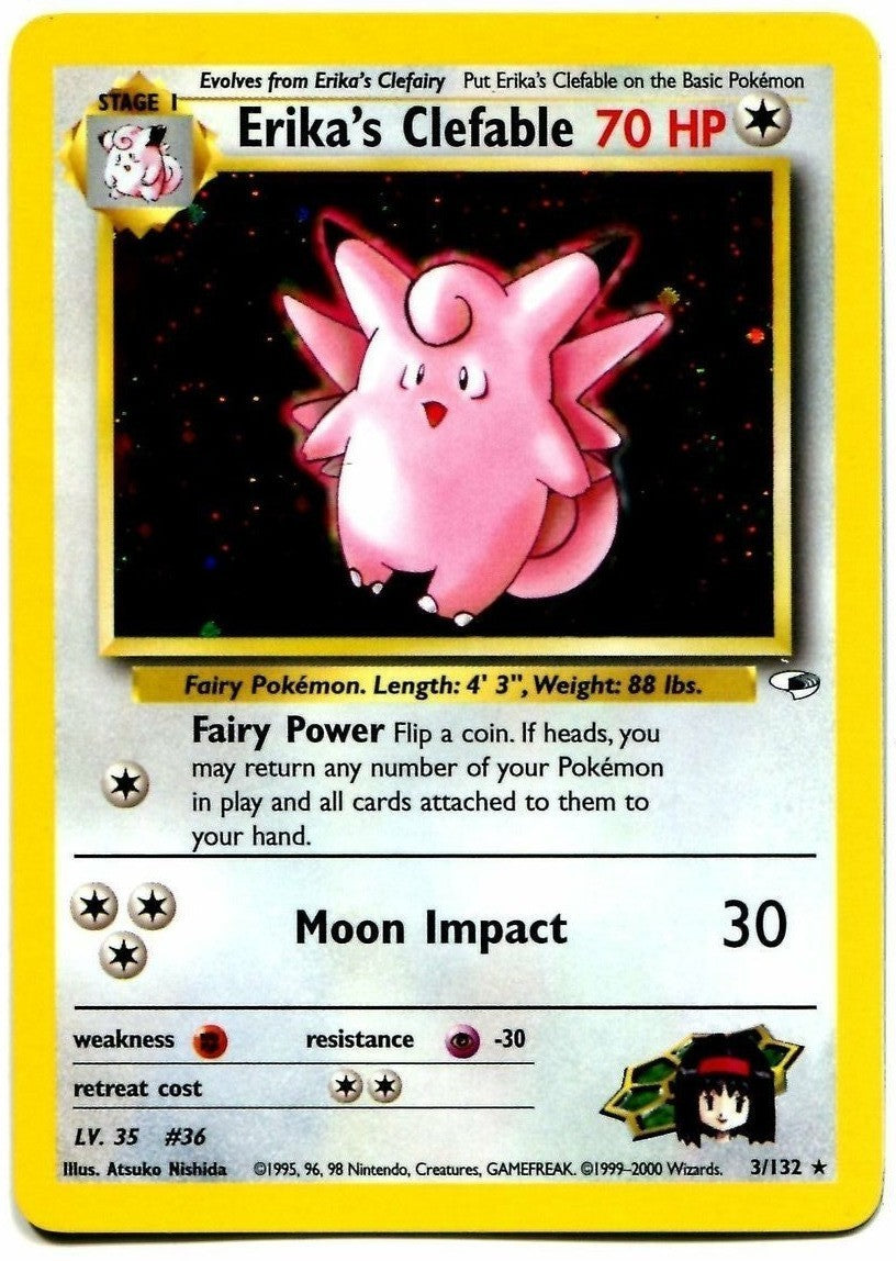 Erika's Clefable (3/132) [Gym Heroes Unlimited] | Card Citadel