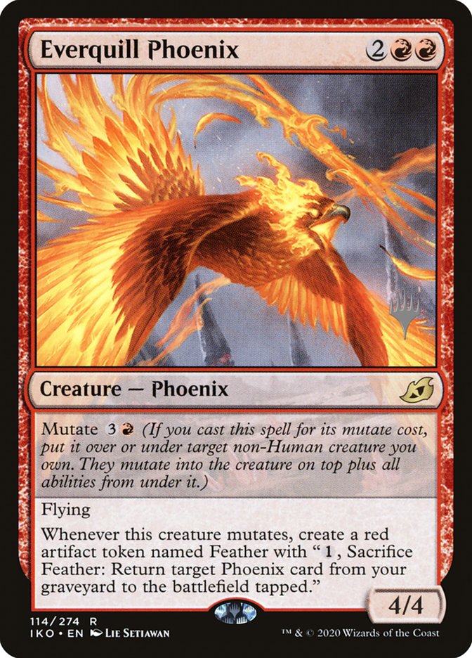 Everquill Phoenix (Promo Pack) [Ikoria: Lair of Behemoths Promos] | Card Citadel