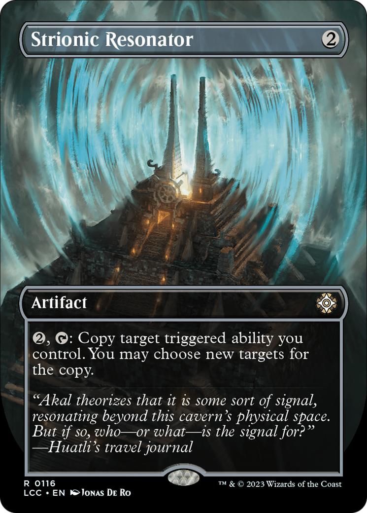 Strionic Resonator (Borderless) [The Lost Caverns of Ixalan Commander] | Card Citadel