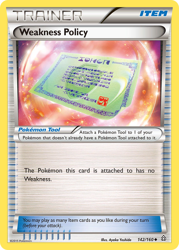 Weakness Policy (142/160) [XY: Primal Clash] | Card Citadel
