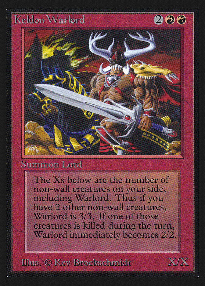 Keldon Warlord (IE) [Intl. Collectors’ Edition] | Card Citadel