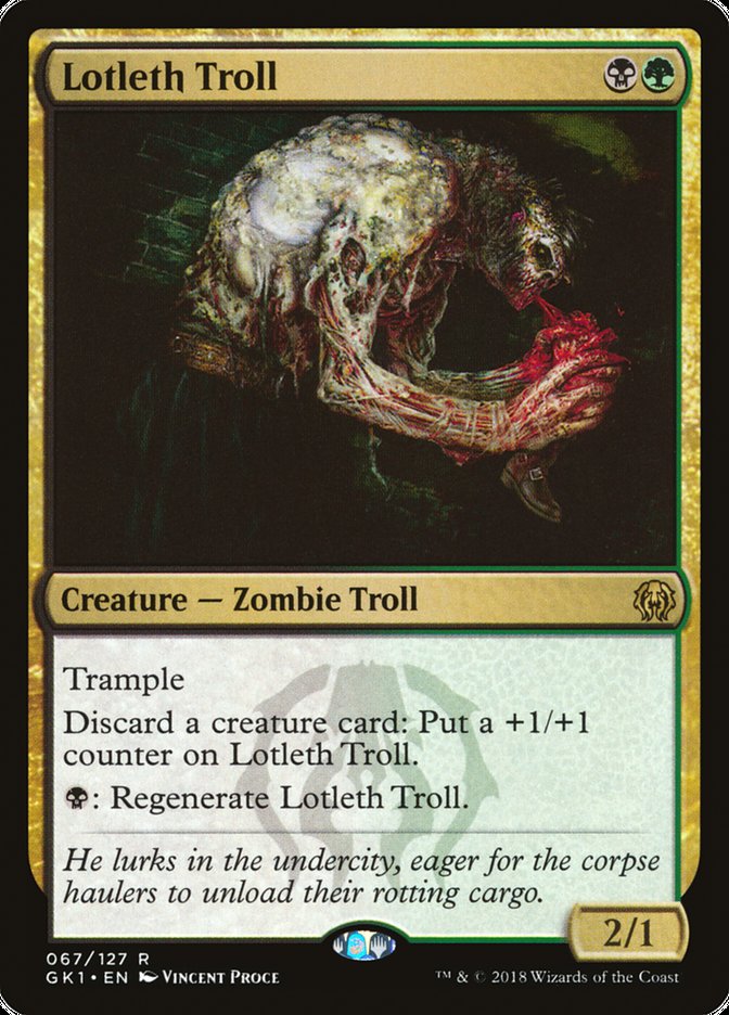 Lotleth Troll [GRN Guild Kit] | Card Citadel