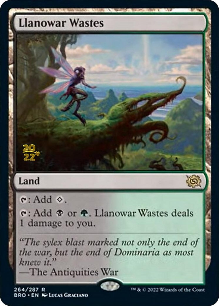 Llanowar Wastes [The Brothers' War: Prerelease Promos] | Card Citadel