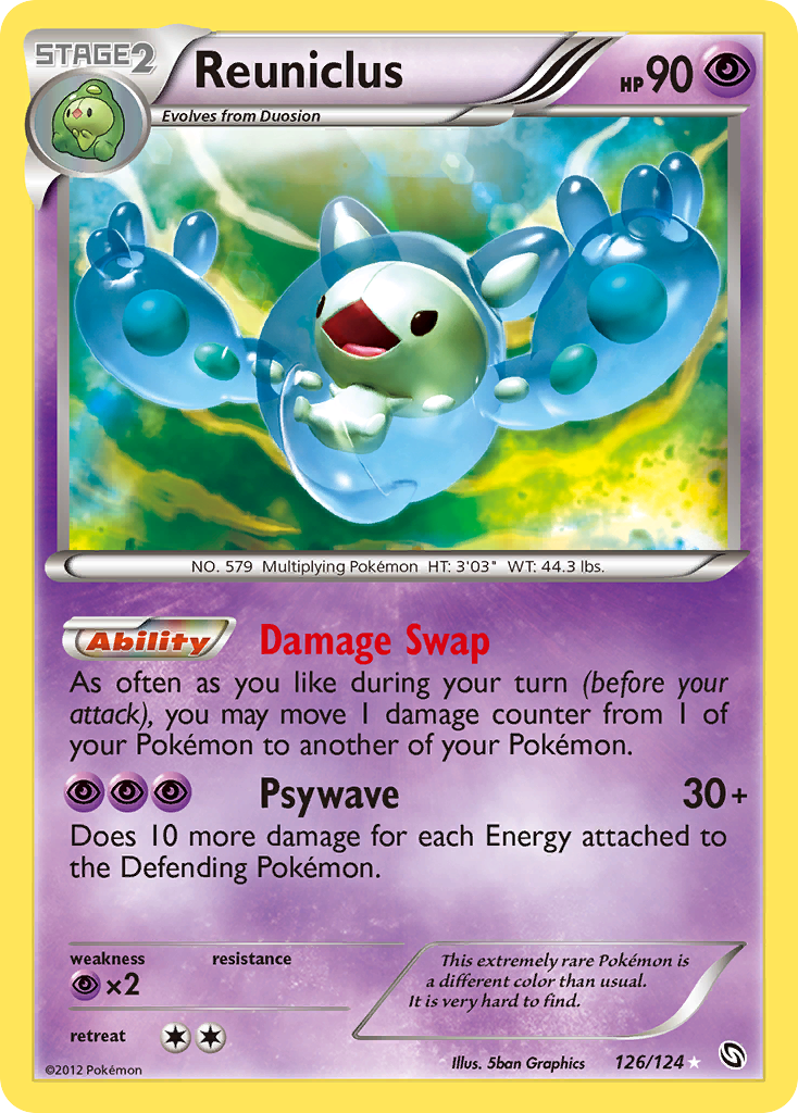 Reuniclus (126/124) [Black & White: Dragons Exalted] | Card Citadel