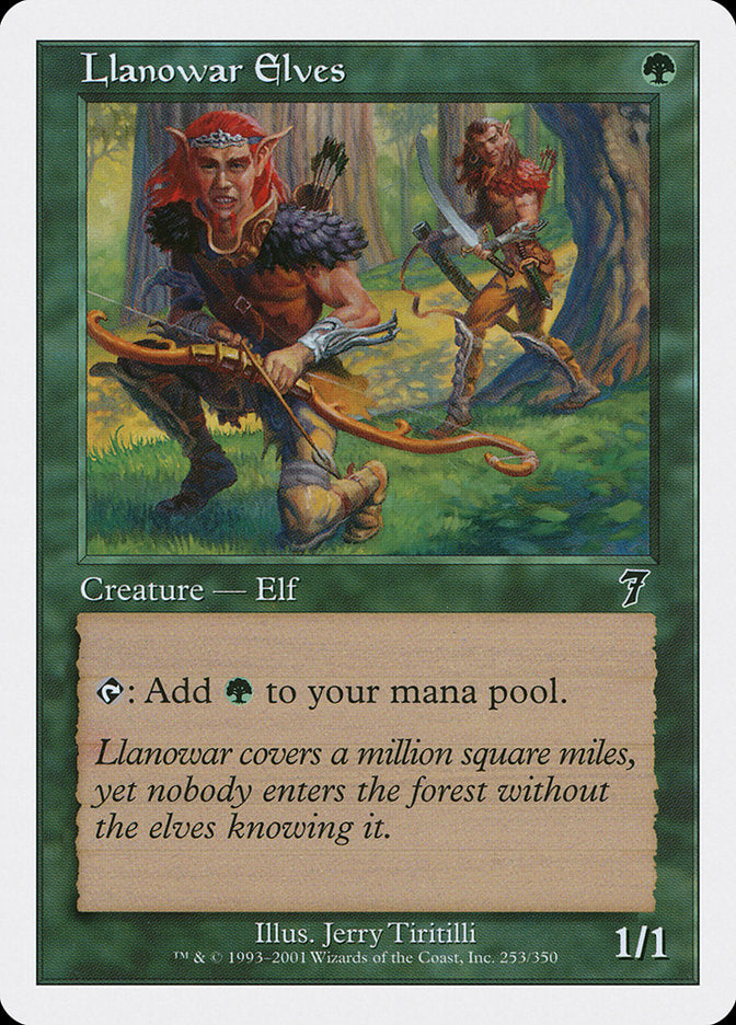 Llanowar Elves [Seventh Edition] | Card Citadel