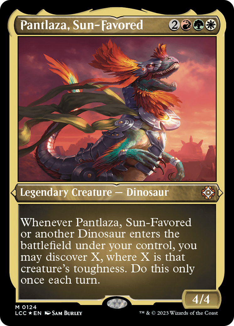 Pantlaza, Sun-Favored (Display Commander) [The Lost Caverns of Ixalan Commander] | Card Citadel