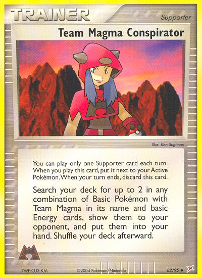 Team Magma Conspirator (82/95) [EX: Team Magma vs Team Aqua] | Card Citadel