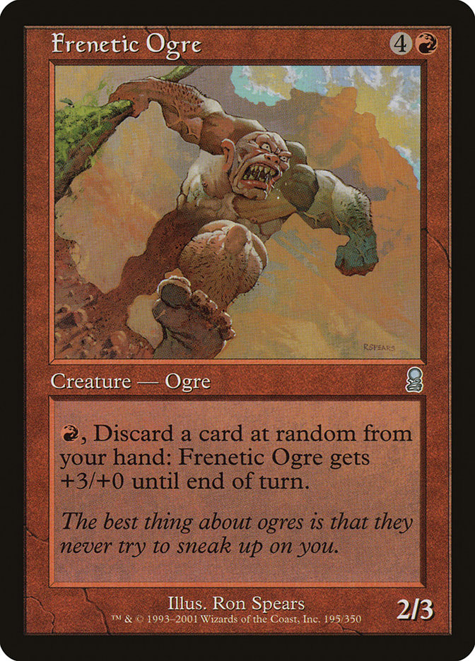 Frenetic Ogre [Odyssey] | Card Citadel