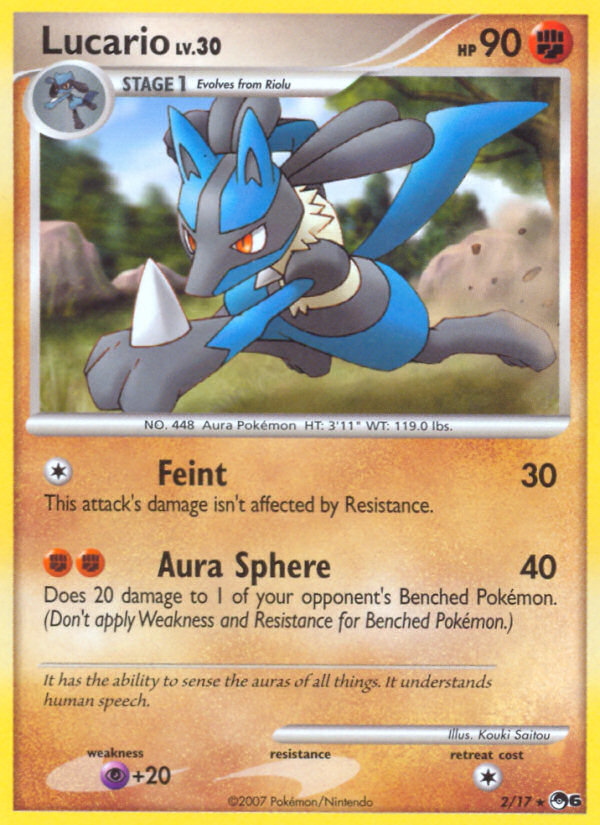 Lucario (2/17) [POP Series 6] | Card Citadel