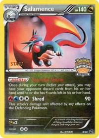 Salamence (8/20) (Regional Championship Promo Staff) [Black & White: Dragon Vault] | Card Citadel