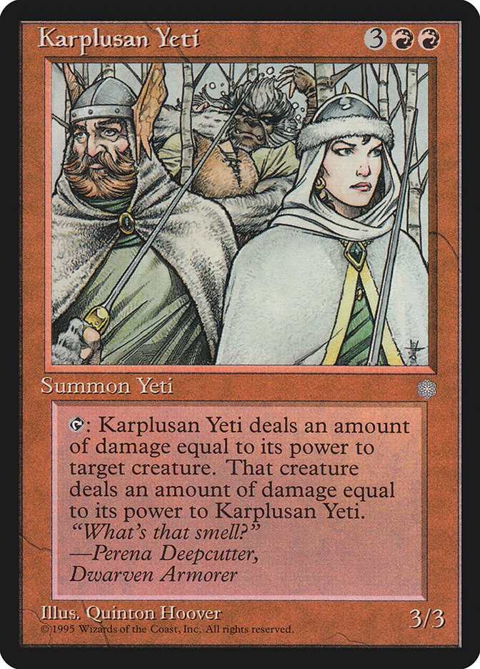 Karplusan Yeti [Ice Age] | Card Citadel