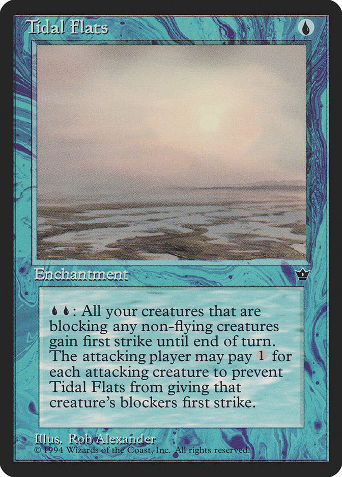 Tidal Flats (Sun Behind Fog) [Fallen Empires] | Card Citadel