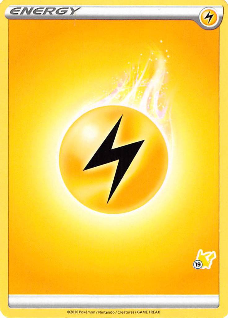 Lightning Energy (Pikachu Stamp #19) [Battle Academy 2022] | Card Citadel