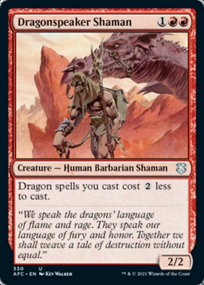 Dragonspeaker Shaman [Dungeons & Dragons: Adventures in the Forgotten Realms Commander] | Card Citadel