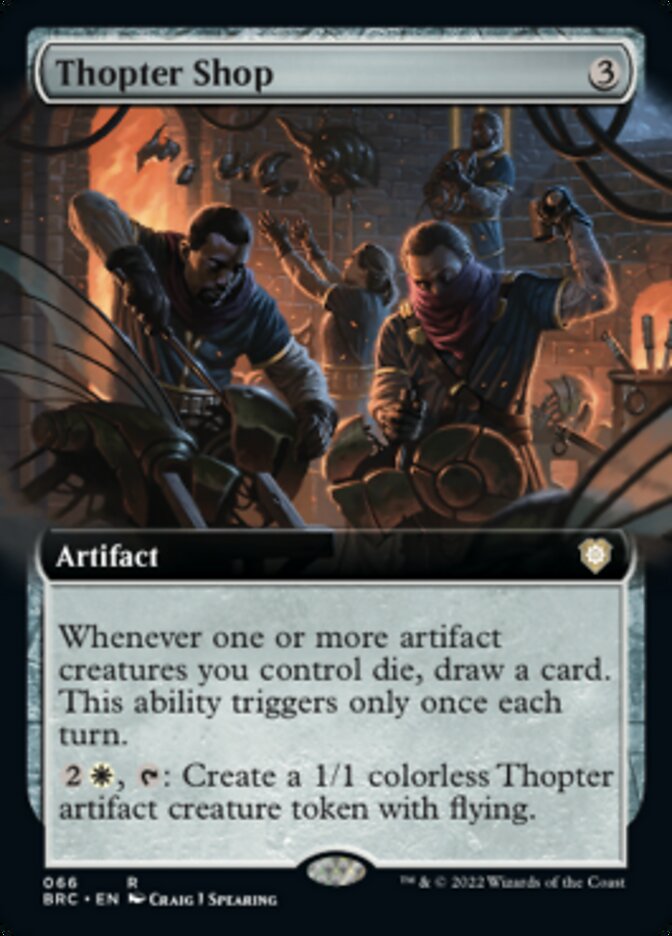 Thopter Shop (Extended Art) [The Brothers' War Commander] | Card Citadel