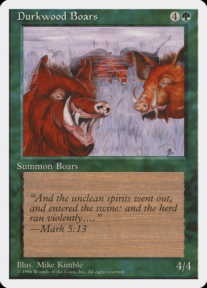 Durkwood Boars [Introductory Two-Player Set] | Card Citadel