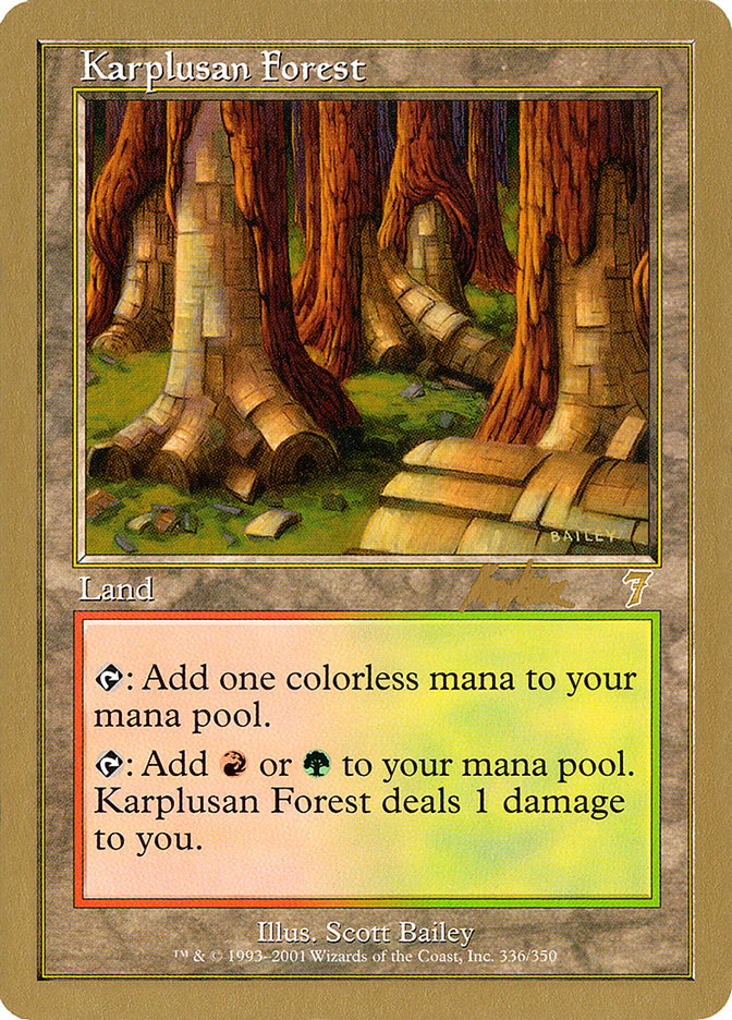 Karplusan Forest (Brian Kibler) [World Championship Decks 2002] | Card Citadel