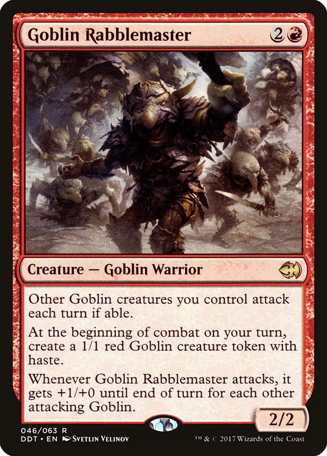 Goblin Rabblemaster [Duel Decks: Merfolk vs. Goblins] | Card Citadel