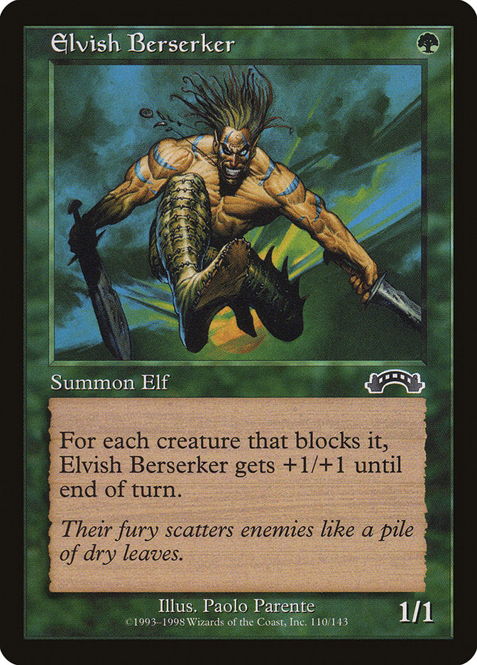 Elvish Berserker [Exodus] | Card Citadel