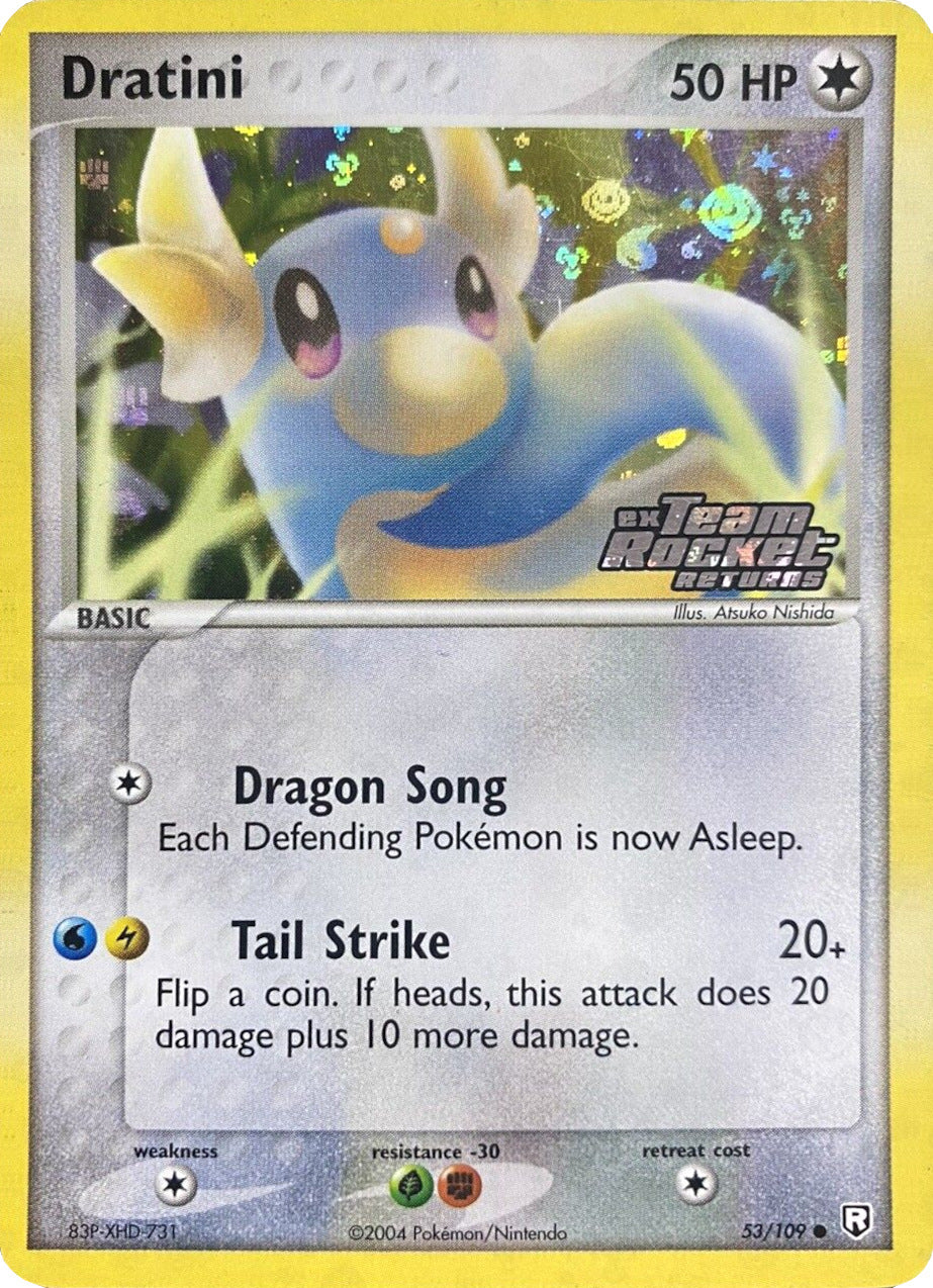 Dratini (53/109) (Stamped) [EX: Team Rocket Returns] | Card Citadel