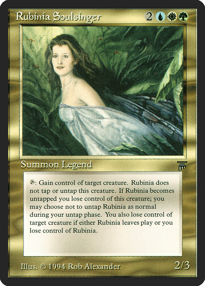 Rubinia Soulsinger [Legends] | Card Citadel