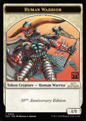 Human Warrior Token [30th Anniversary Tokens] | Card Citadel