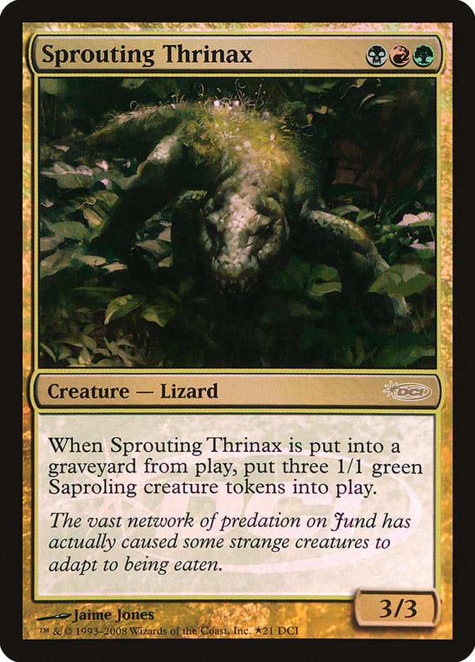 Sprouting Thrinax [Wizards Play Network 2008] | Card Citadel