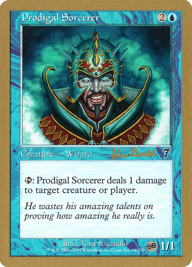 Prodigal Sorcerer (Alex Borteh) (SB) [World Championship Decks 2001] | Card Citadel